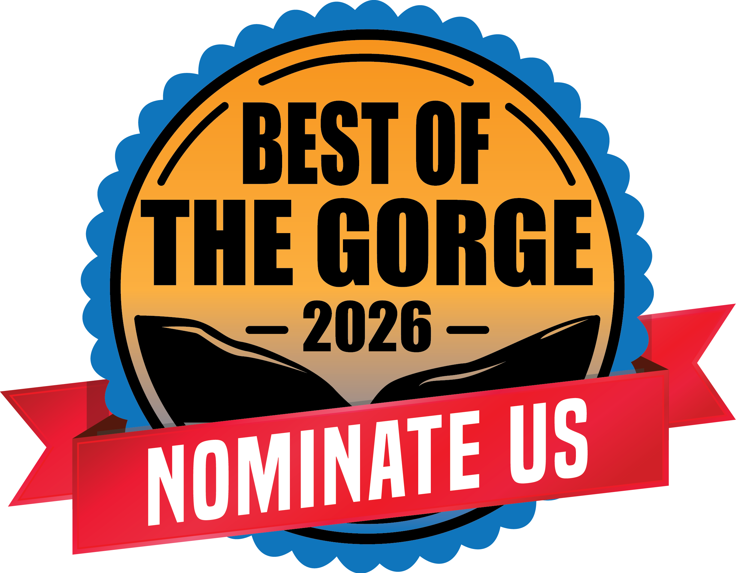 Best of the Gorge 2026 Nomination Badge